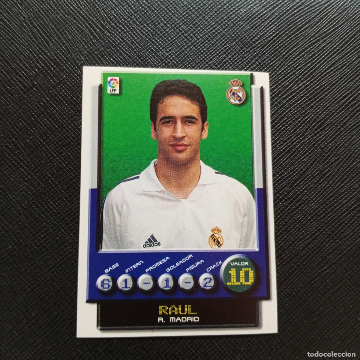 Cromos de F&uacute;tbol: 179 RAUL REAL MADRID PANINI 2001 2002 CROMO FUTBOL 01 02 LIGA - SIN PEGAR - A208 PG82