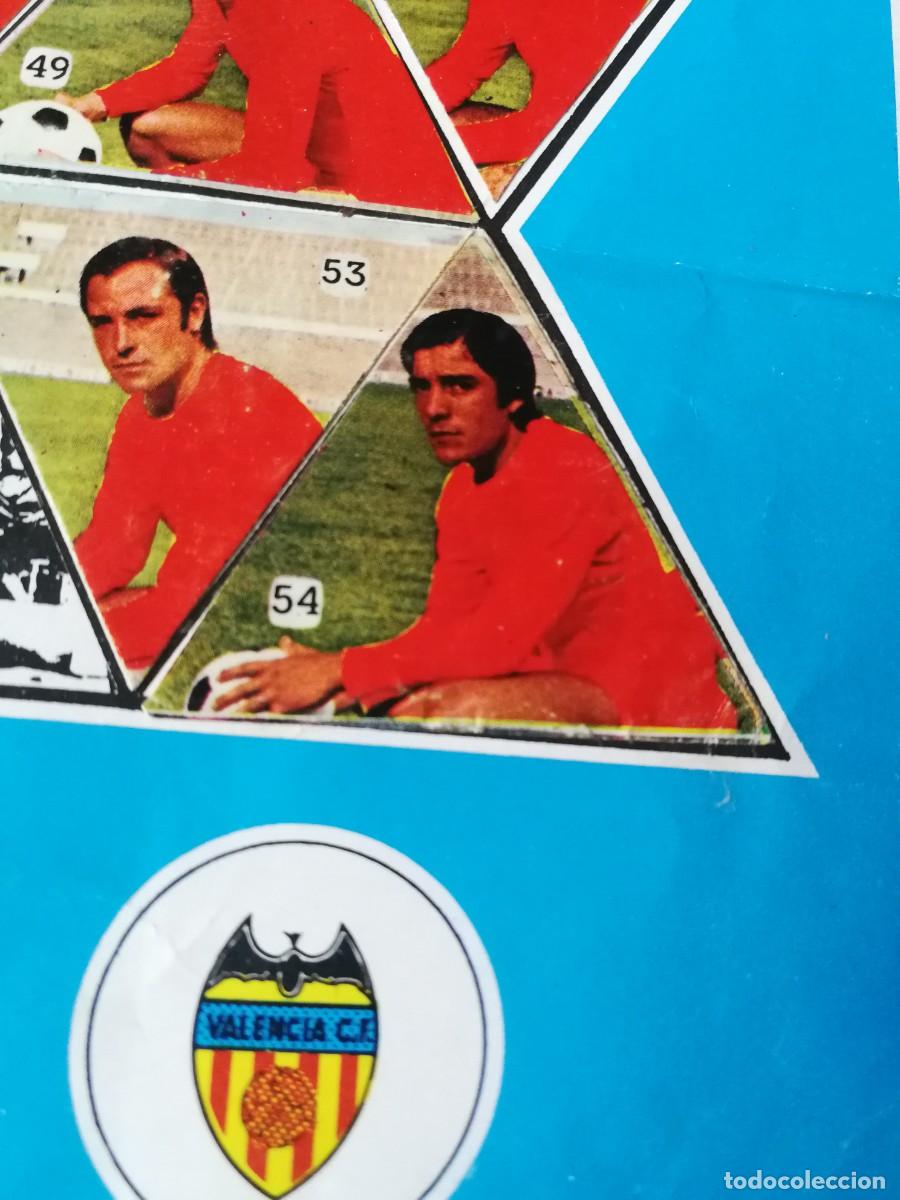 Cromos de F&uacute;tbol: Valdez n&ordm; 54 Album Fher DISGRA 1972/73, poster central