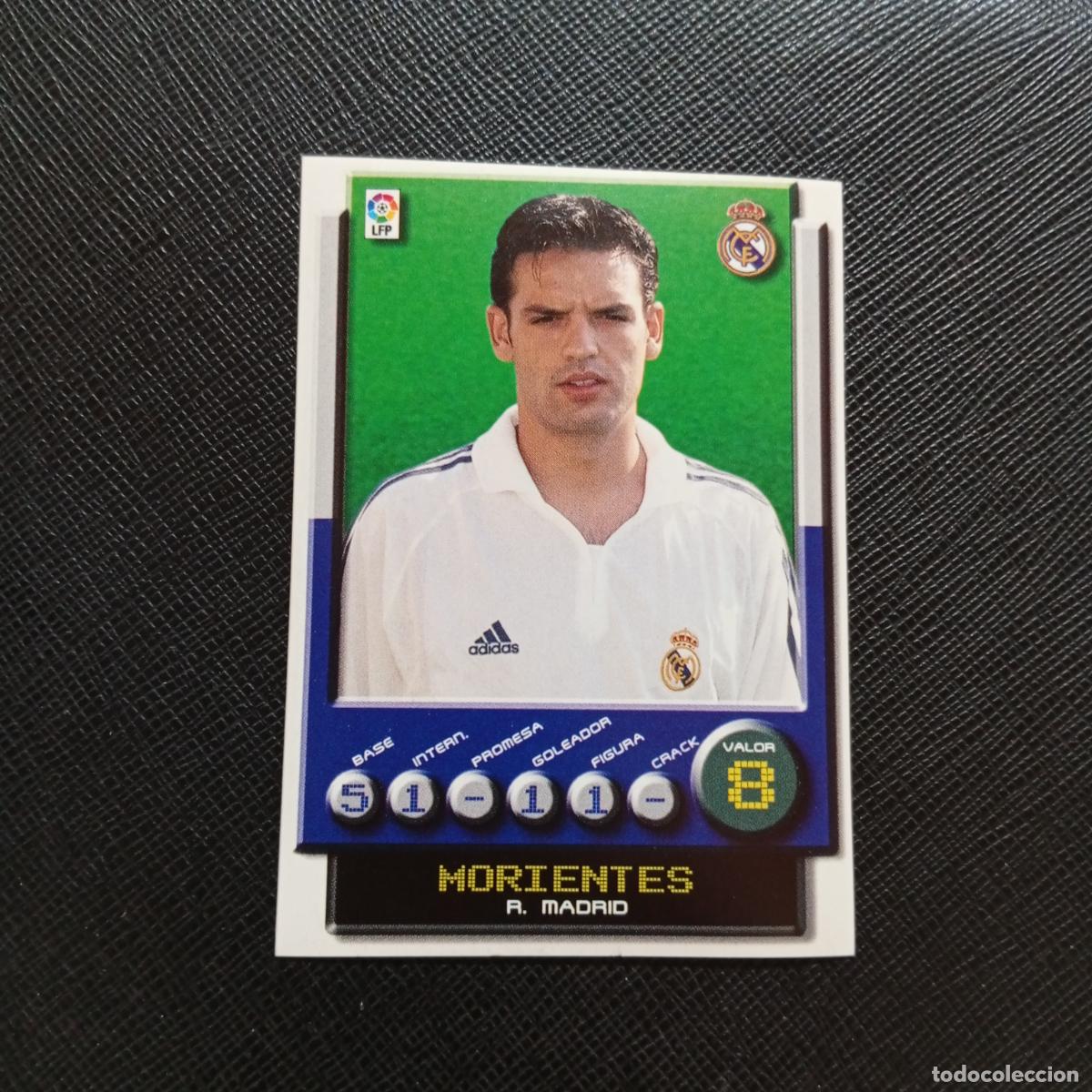 Figurine di Calcio: 180 MORIENTES REAL MADRID PANINI 2001 2002 CROMO FUTBOL 01 02 LIGA - SIN PEGAR - A208 PG82