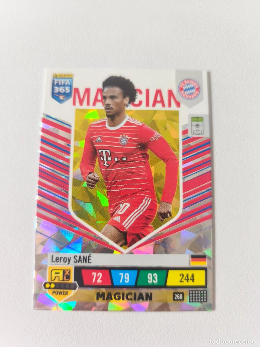 Figurine di Calcio: FIFA 365 ADRENALYN XL 2023 LEROY SAN&Eacute; 260 MAGICIAN ALB FIFA