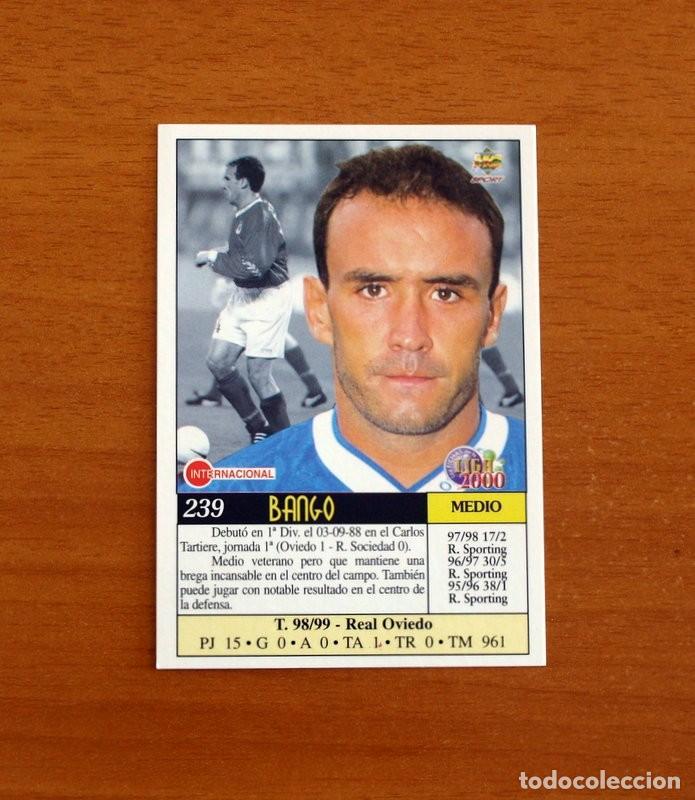 Cromos de F&uacute;tbol: Real Oviedo - N&ordm; 239, Bango - Las Fichas de la Liga Mundicromo 1999-2000, 99-00 - Mundi Cromo