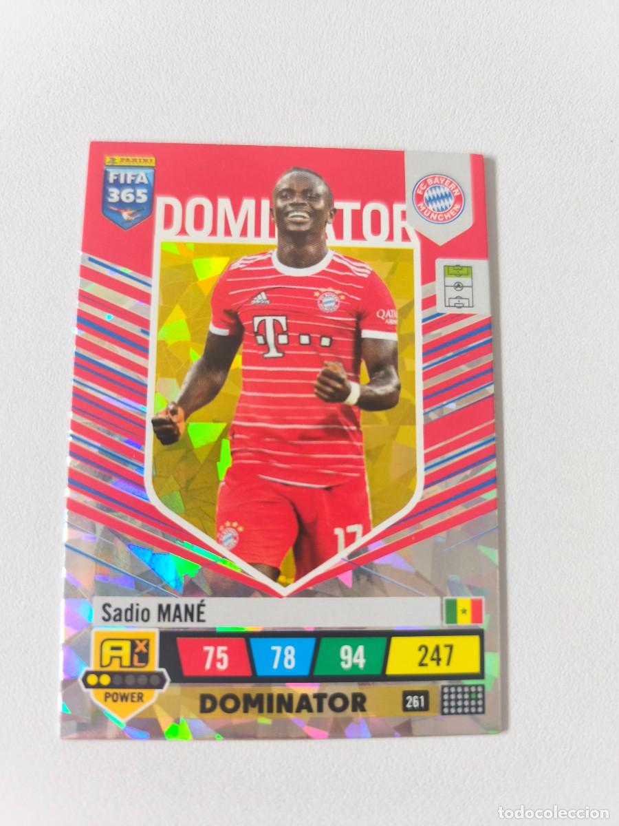 Cromos de F&uacute;tbol: FIFA 365 ADRENALYN XL 2023 SADIO MAN&Eacute; 261 DOMINATOR ALB FIFA