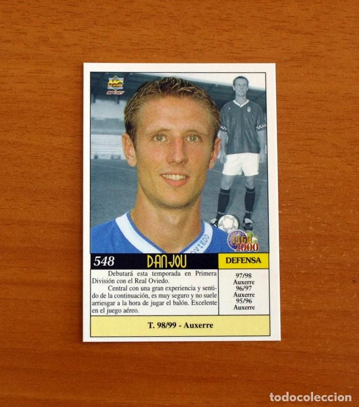 Cromos de F&uacute;tbol: Real Oviedo - N&ordm; 548, Danjou - Mundicromo - Liga 1999-2000, 99-00 - Mundi Cromo Sport