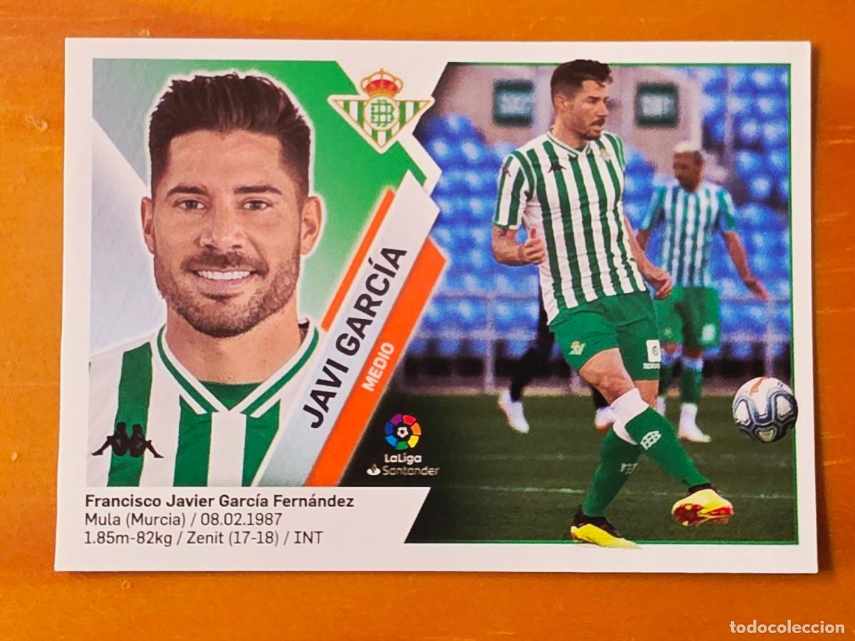 Cromos de F&uacute;tbol: 8 BIS Javi Garc&iacute;a, Real Betis, Coloca, Panini Ediciones Liga Este 2019 2020 19 20