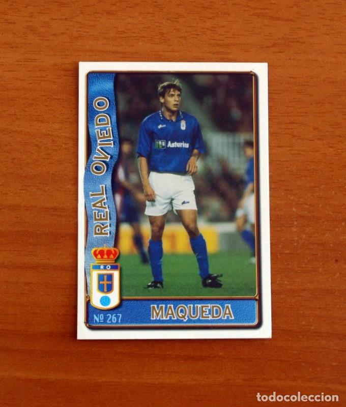 Cromos de F&uacute;tbol: Real Oviedo -N&ordm; 267 Maqueda -Mundicromo Las Fichas de la Liga de F&uacute;tbol 1996-1997-96-97