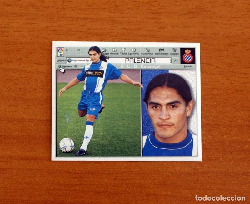 Cromos de F&uacute;tbol: R.C.D. Espa&ntilde;ol, Espanyol - Palencia - Ediciones Este Liga 2001-2002, 01-02 - Nunca Pegado