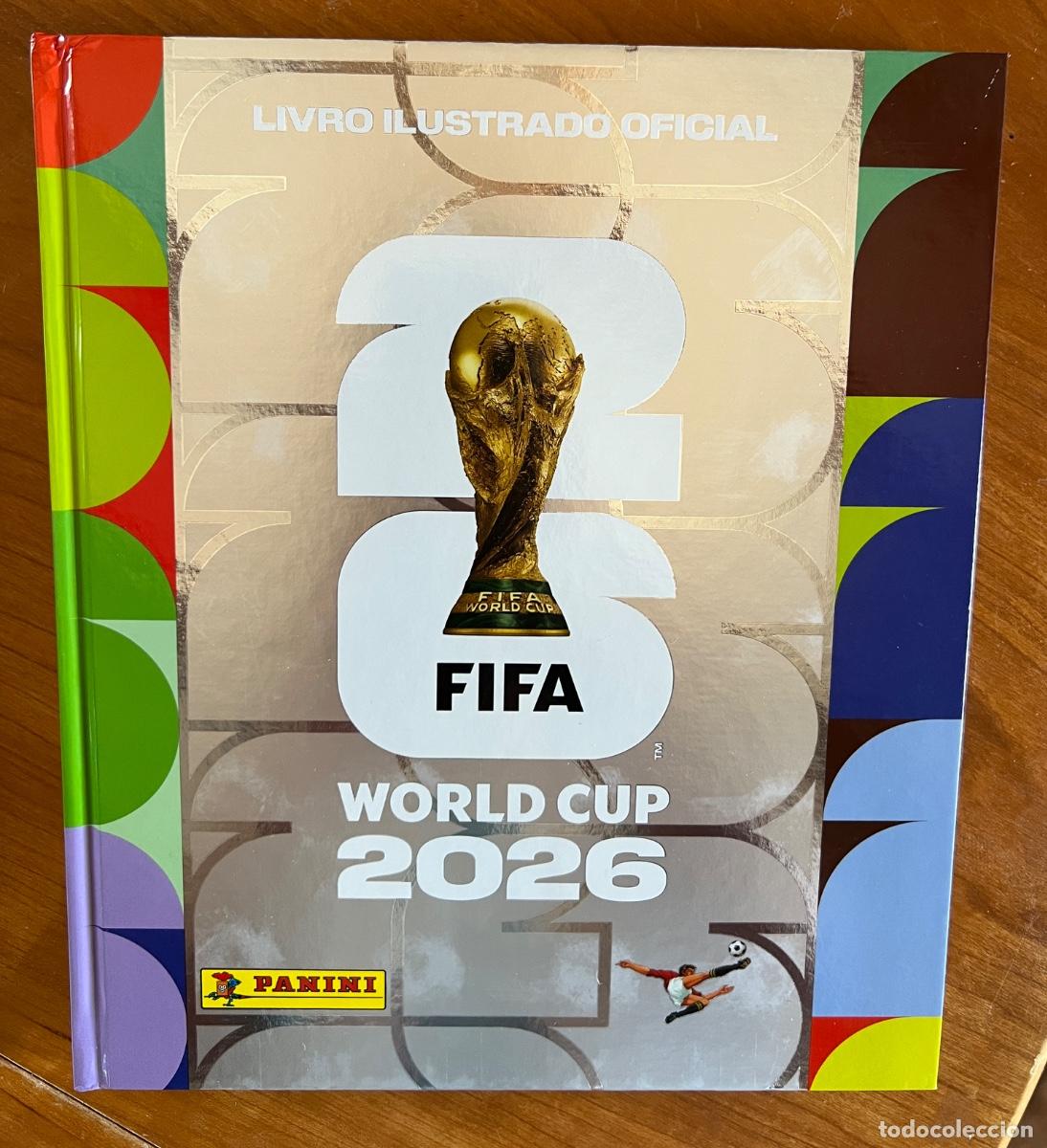 Fu&szlig;ball-Sticker: &Aacute;lbum tapa dura panini 2026 plata hard cover