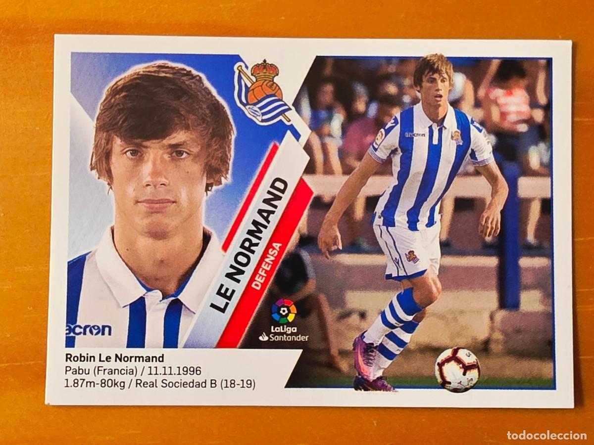 Cromos de F&uacute;tbol: 6 BIS Robin Le Normand, Real Sociedad, Coloca, Panini Ediciones Liga Este 2019 2020 19 20