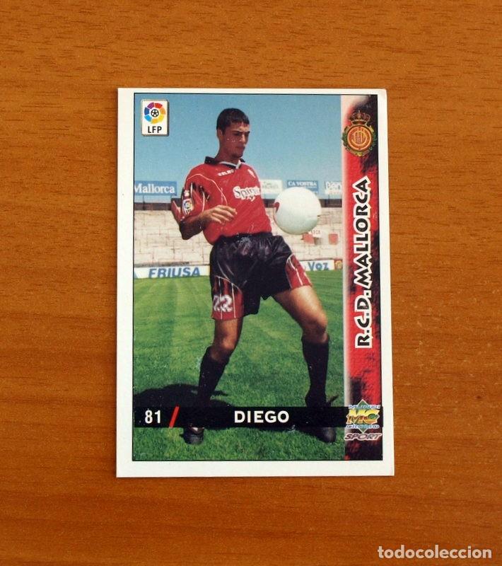 Cromos de F&uacute;tbol: Real Mallorca - N&ordm; 81 Diego Tristan - Mundicromo Las Fichas de la Liga 1998-1999-98-99