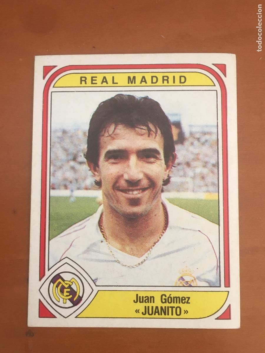Cromos de F&uacute;tbol: juanito real madrid cromo n&ordm; 213 futbol 84 panini nunca pegado nuevo de sobre