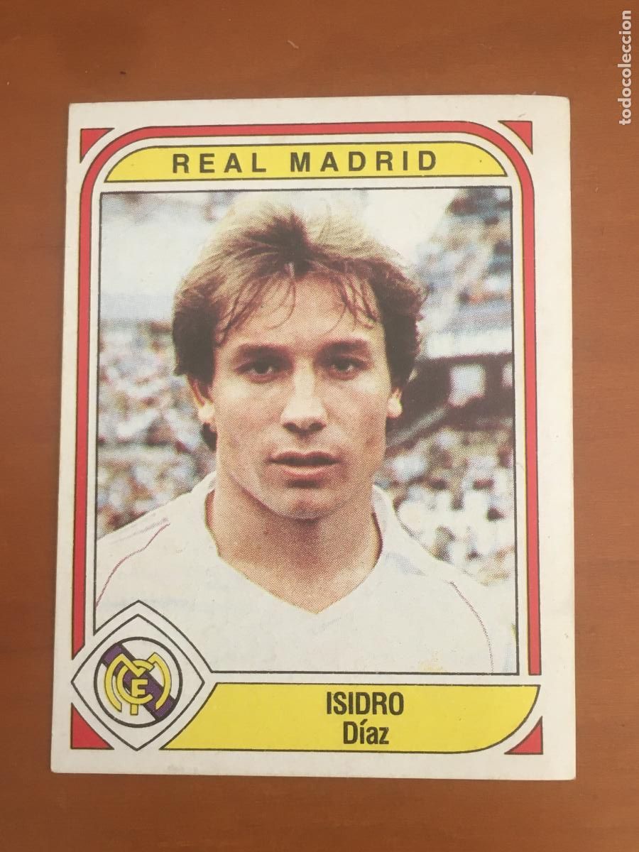 Cromos de F&uacute;tbol: isidro real madrid cromo n&ordm; 216 futbol 84 panini nunca pegado nuevo de sobre