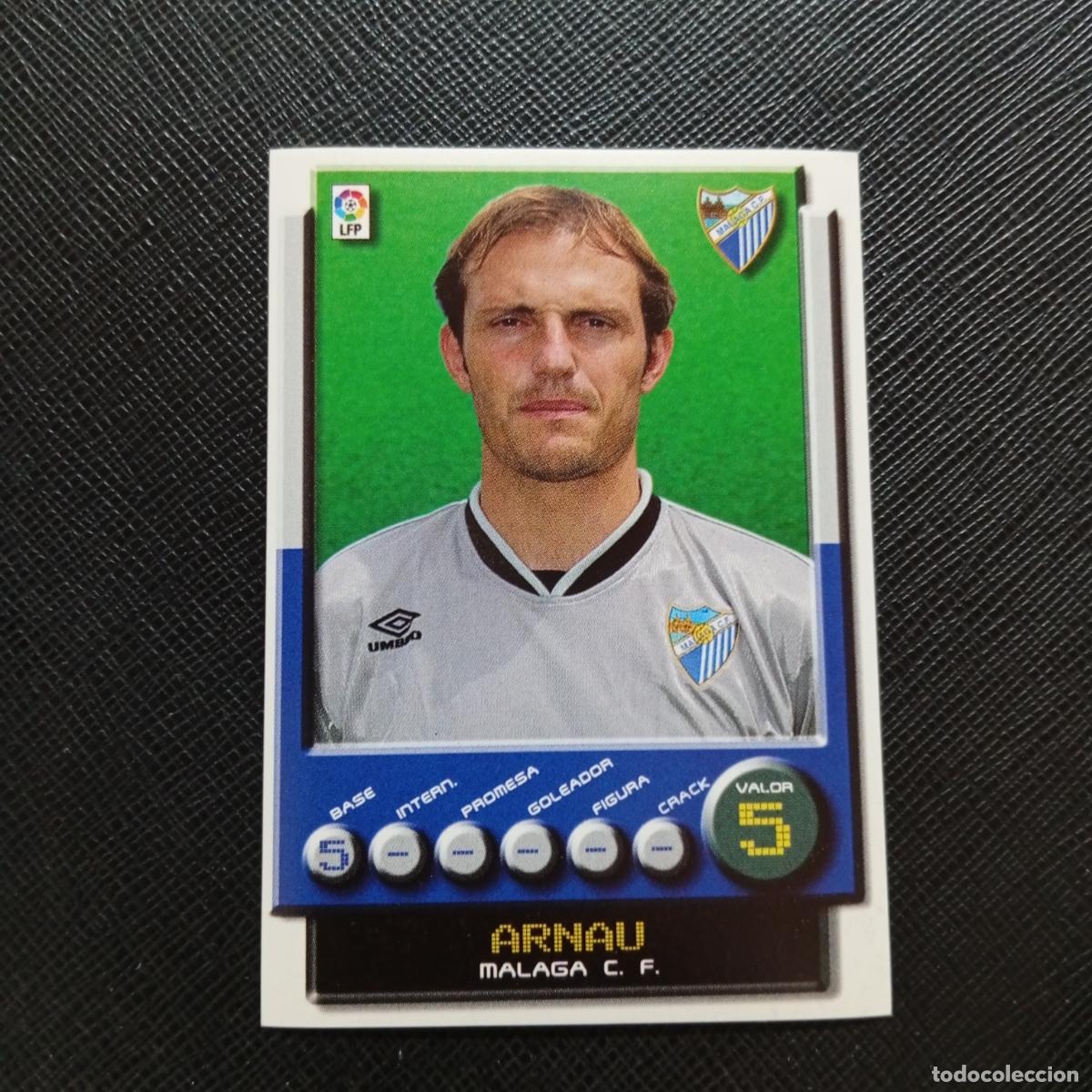 Fu&szlig;ball-Sticker: 182 ARNAU MALAGA PANINI 2001 2002 CROMO FUTBOL 01 02 LIGA - SIN PEGAR - A208 PG82