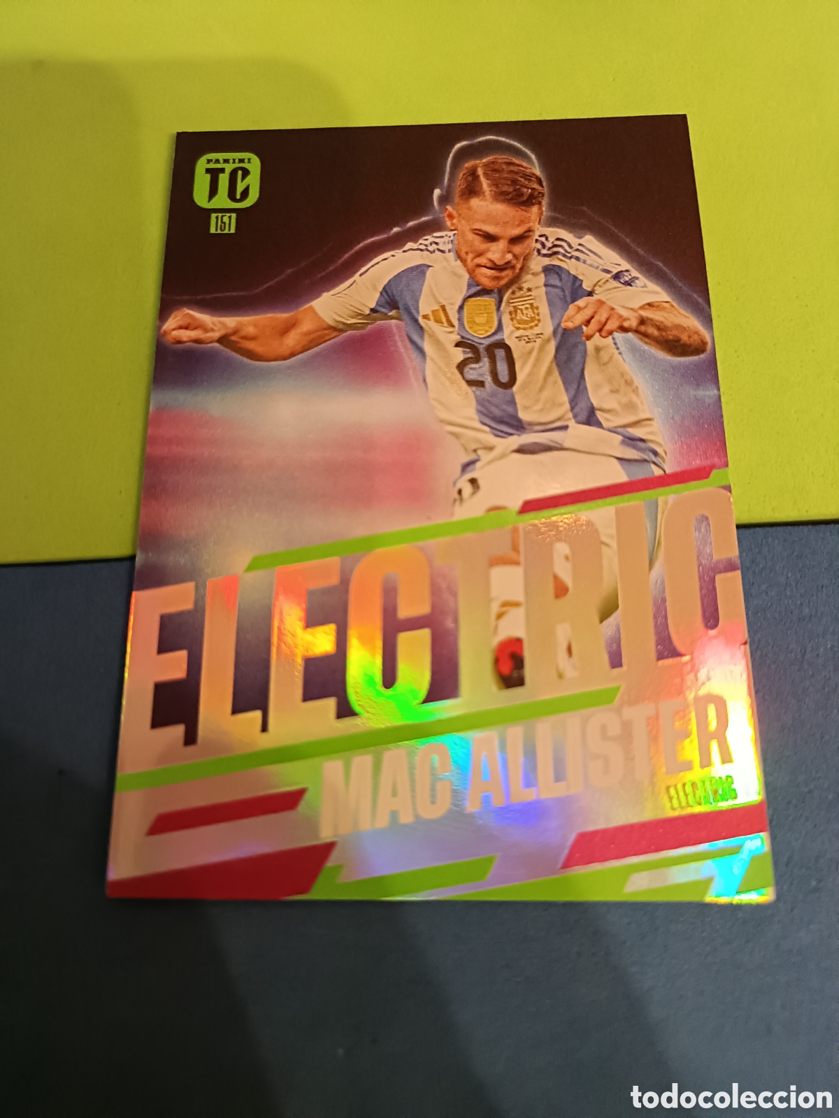 Football Stickers: Panini Adrenalyn XL Top Class 2025 - Electric 151 Mac Allister