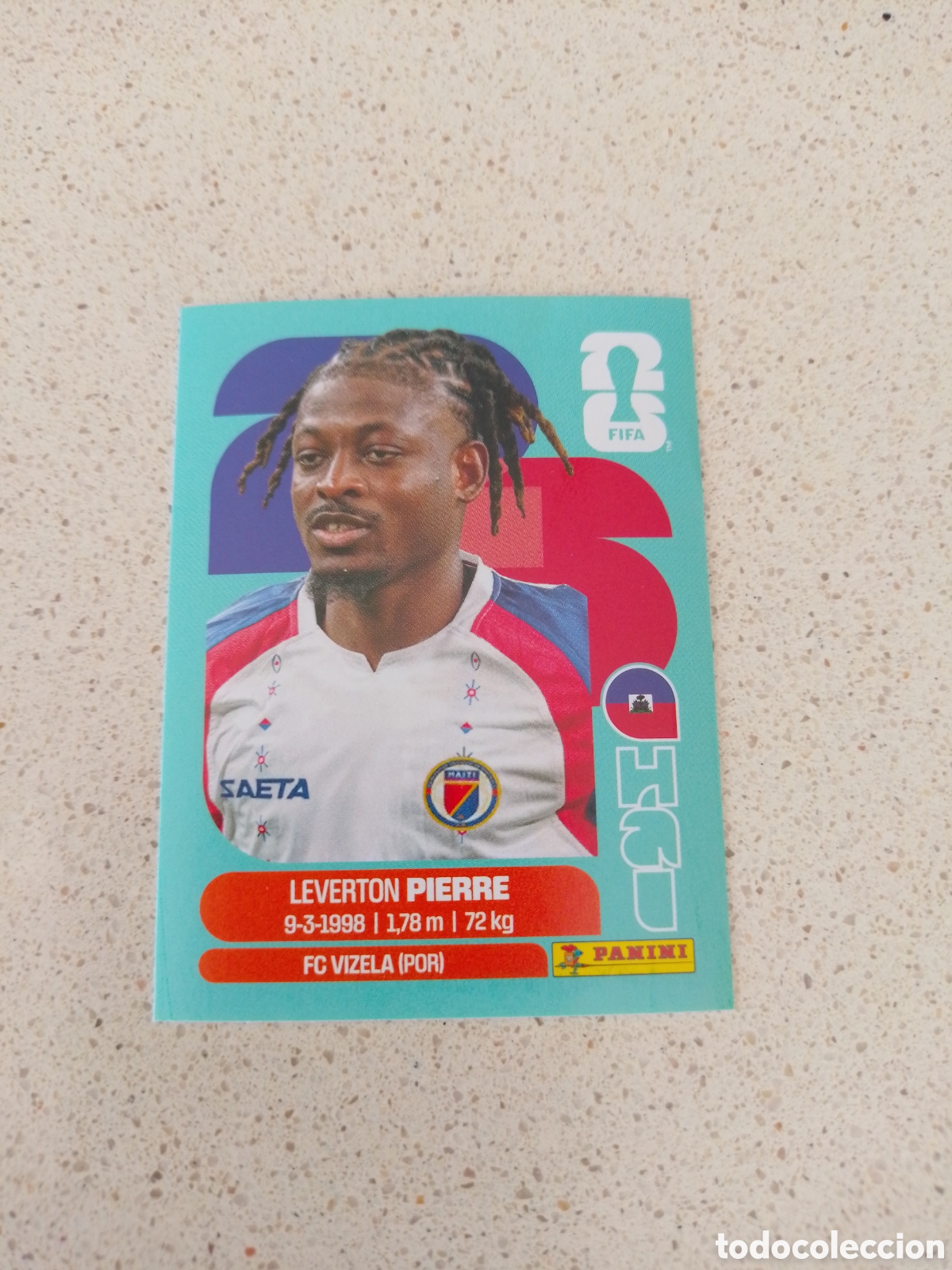 Cromos de Futebol: CROMO NUMERO 10 PIERRE HAITI. MUNDIAL 2026. PANINI.