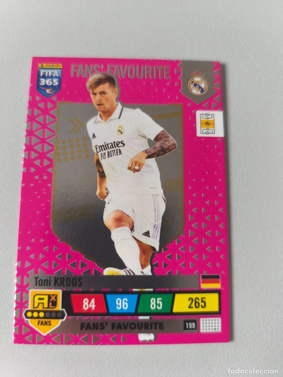 Cromos de Futebol: FIFA 365 ADRENALYN XL 2023 TONI KROOS 199 FANS FAVOURITE ALB FIFA