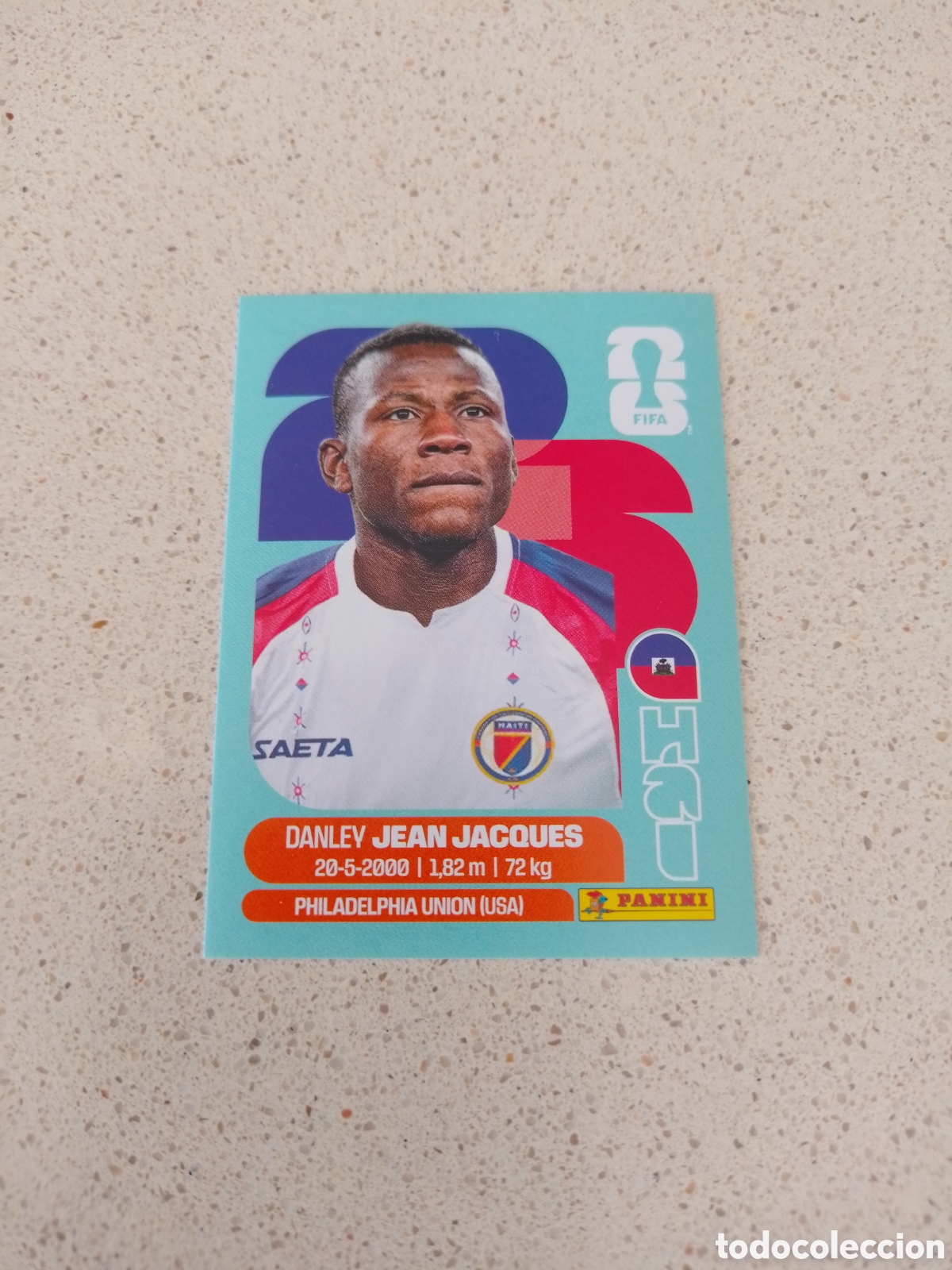 Cromos de Futebol: CROMO NUMERO 11 JACQUES HAITI. MUNDIAL 2026. PANINI.