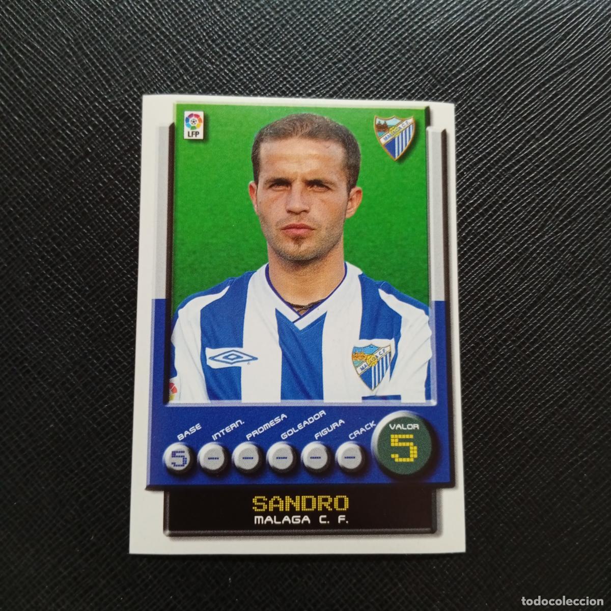 Cromos de Futebol: 190 SANDRO MALAGA PANINI 2001 2002 CROMO FUTBOL 01 02 LIGA - SIN PEGAR - A208 PG82