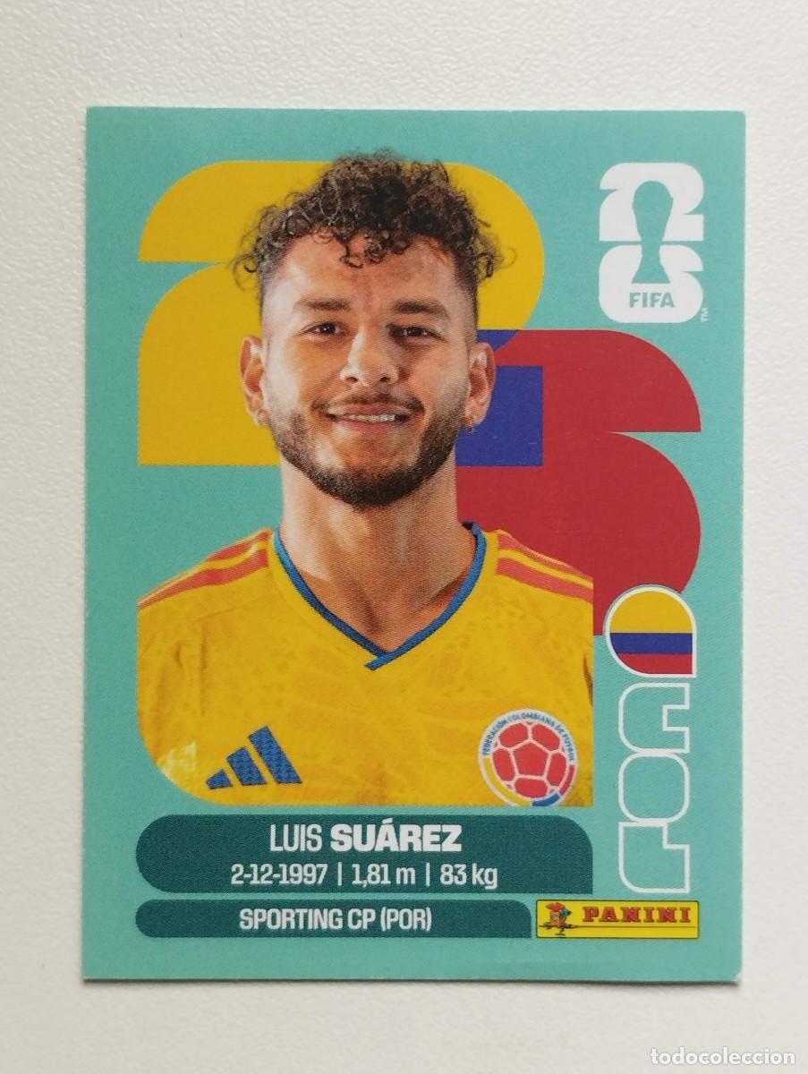 Cromos de Futebol: CROMO STICKER WORLD CUP 2026 MUNDIAL 26 PANINI COLOMBIA COL19 COL 19 LUIS SUAREZ