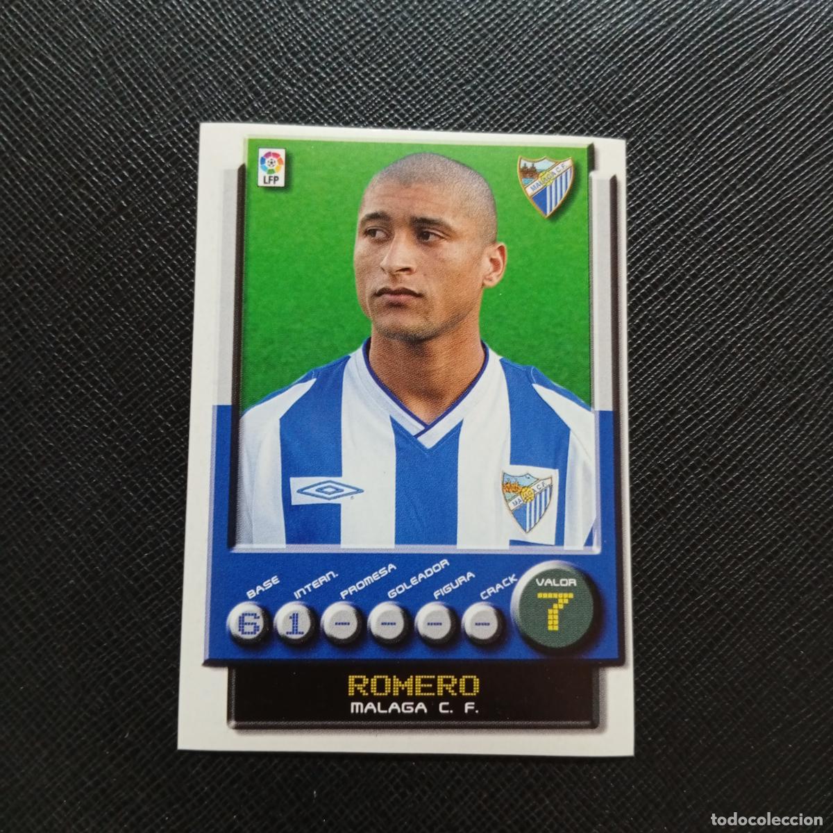 Cromos de Futebol: 191 ROMERO MALAGA PANINI 2001 2002 CROMO FUTBOL 01 02 LIGA - SIN PEGAR - A208 PG82