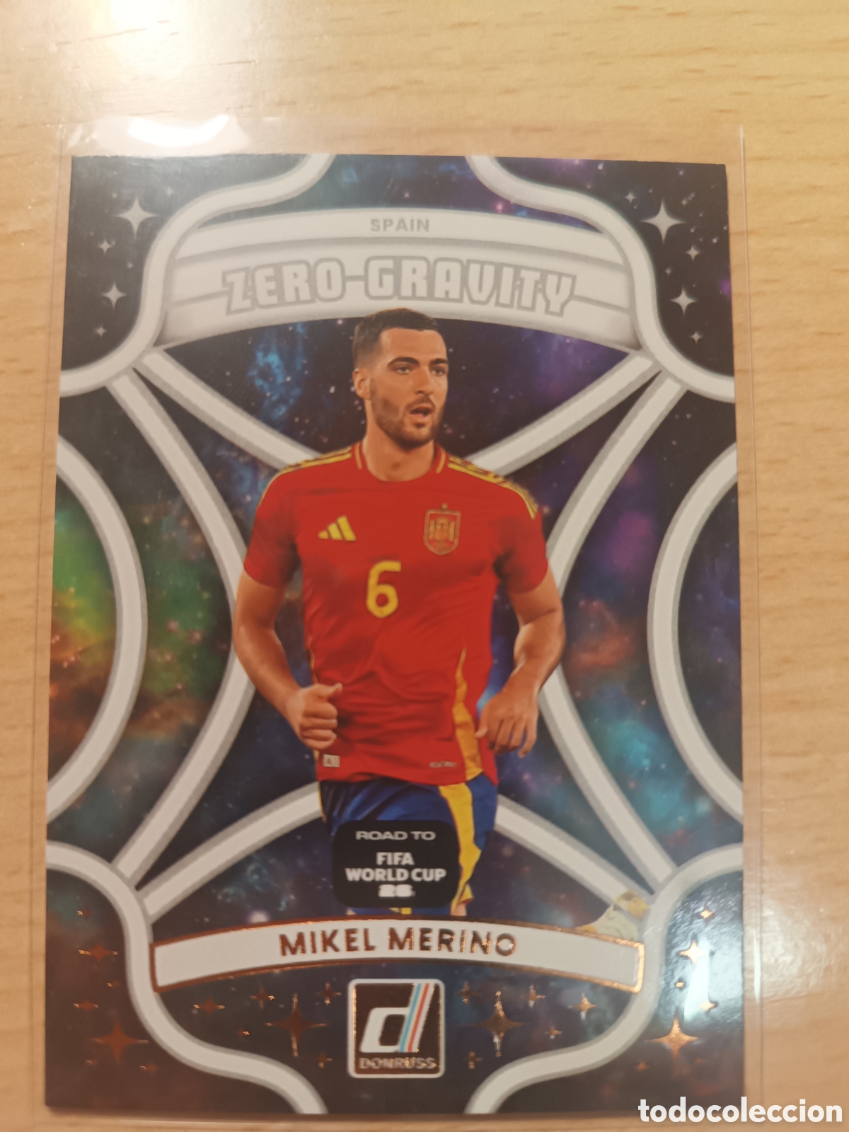 Cromos de F&uacute;tbol: 23 MIKEL MERINO ZERO GRAVITY SPAIN ESPA&Ntilde;A DONRUSS ROAD TO THE FIFA WORLD CUP 2026 MUNDIAL 26 PANINI