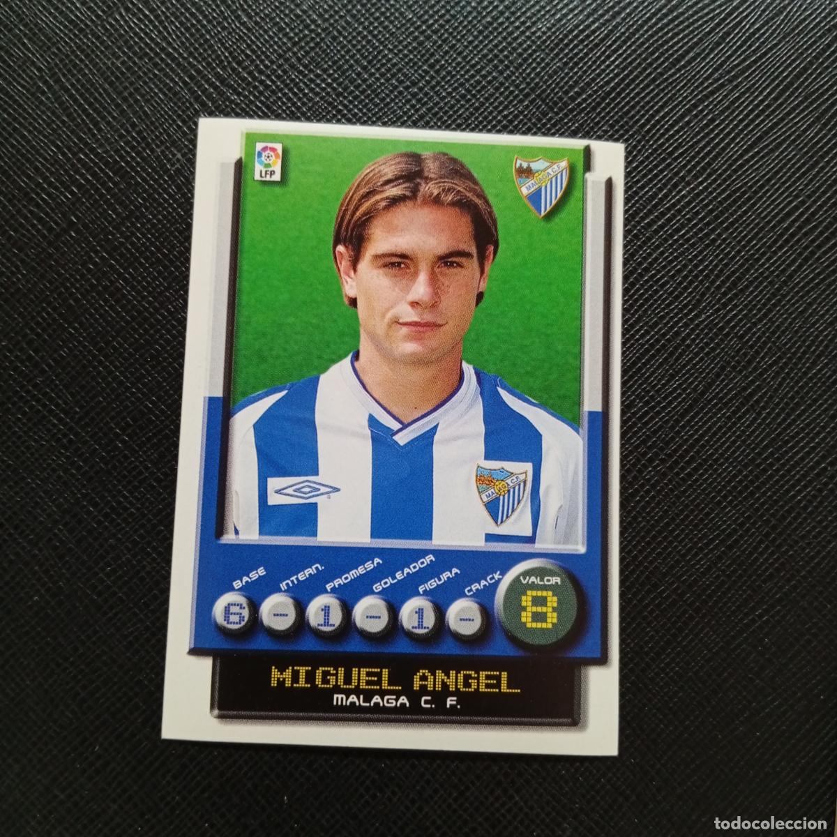 Cromos de F&uacute;tbol: 192 MIGUEL ANGEL MALAGA PANINI 2001 2002 CROMO FUTBOL 01 02 LIGA - SIN PEGAR - A208 PG82