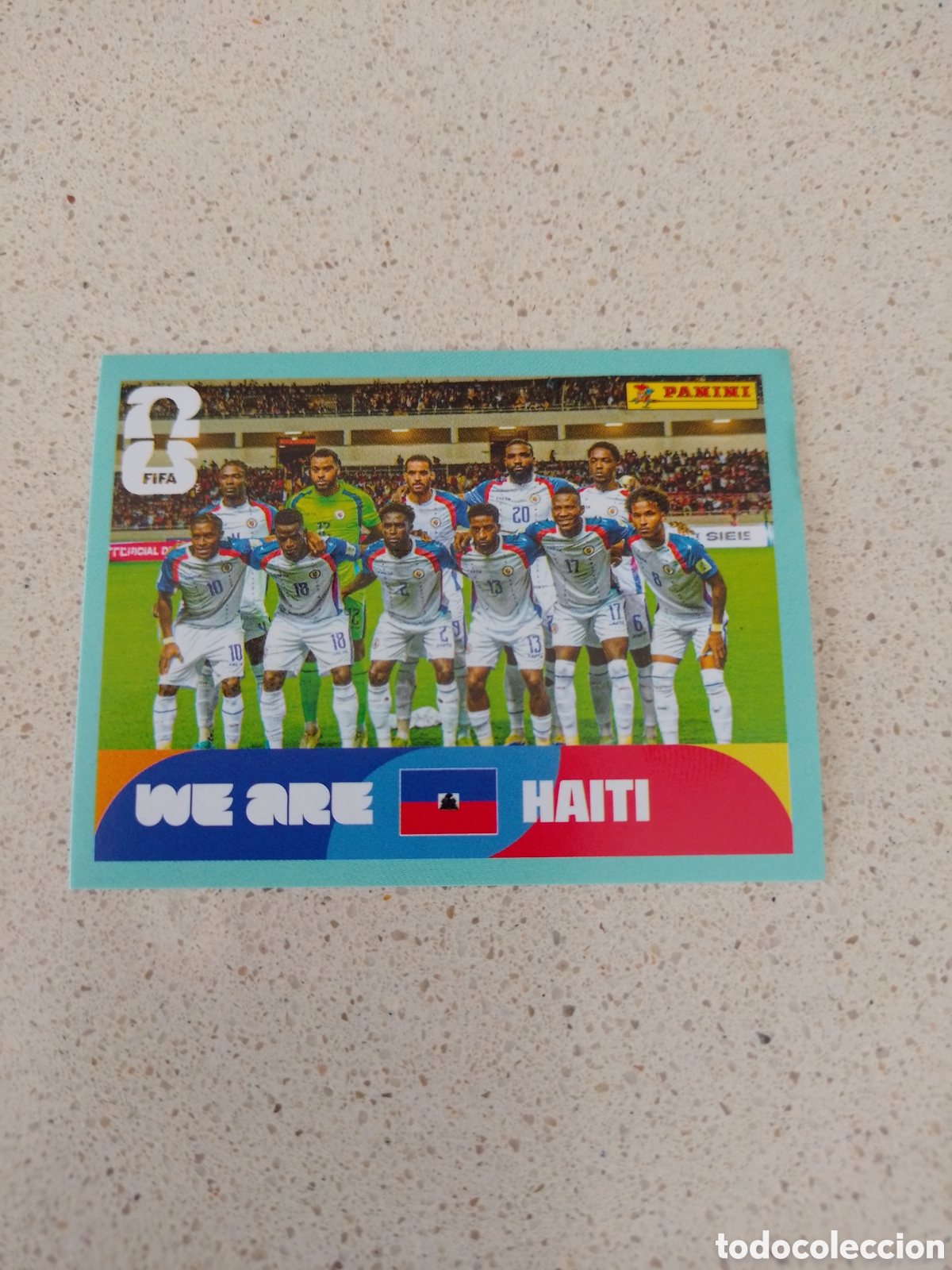 Cromos de F&uacute;tbol: CROMO NUMERO 13 SELECCION HAITI. MUNDIAL 2026. PANINI.