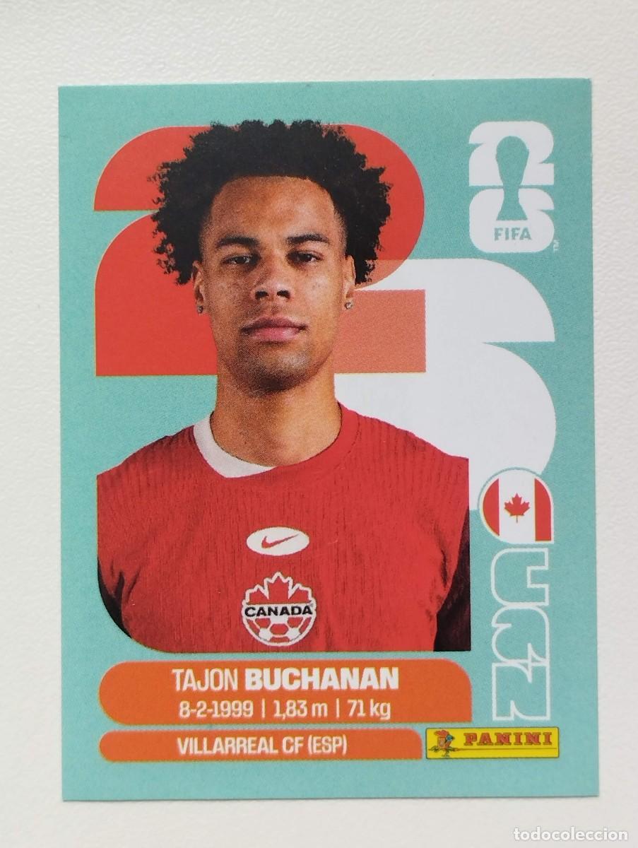 Cromos de F&uacute;tbol: CROMO STICKER WORLD CUP 2026 MUNDIAL 26 CANADA CAN17 CAN 17 TAJON BUCHANAN