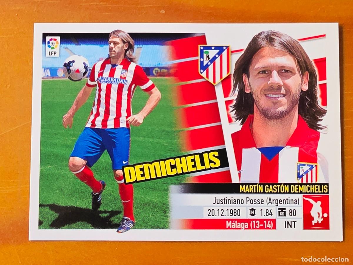 Football Stickers: &Uacute;ltimos Fichajes 12 Mart&iacute;n Demichelis, Atl&eacute;tico de Madrid Panini Ediciones Liga Este 2013 2014 13 14