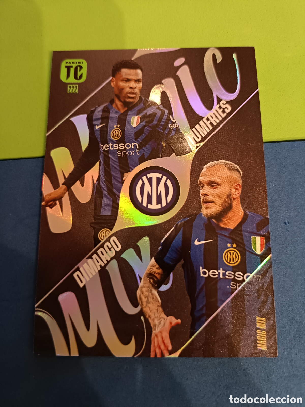 Football Stickers: Panini Adrenalyn XL Top Class 2025 - Magic Mix 222 Dimarco Dumfries
