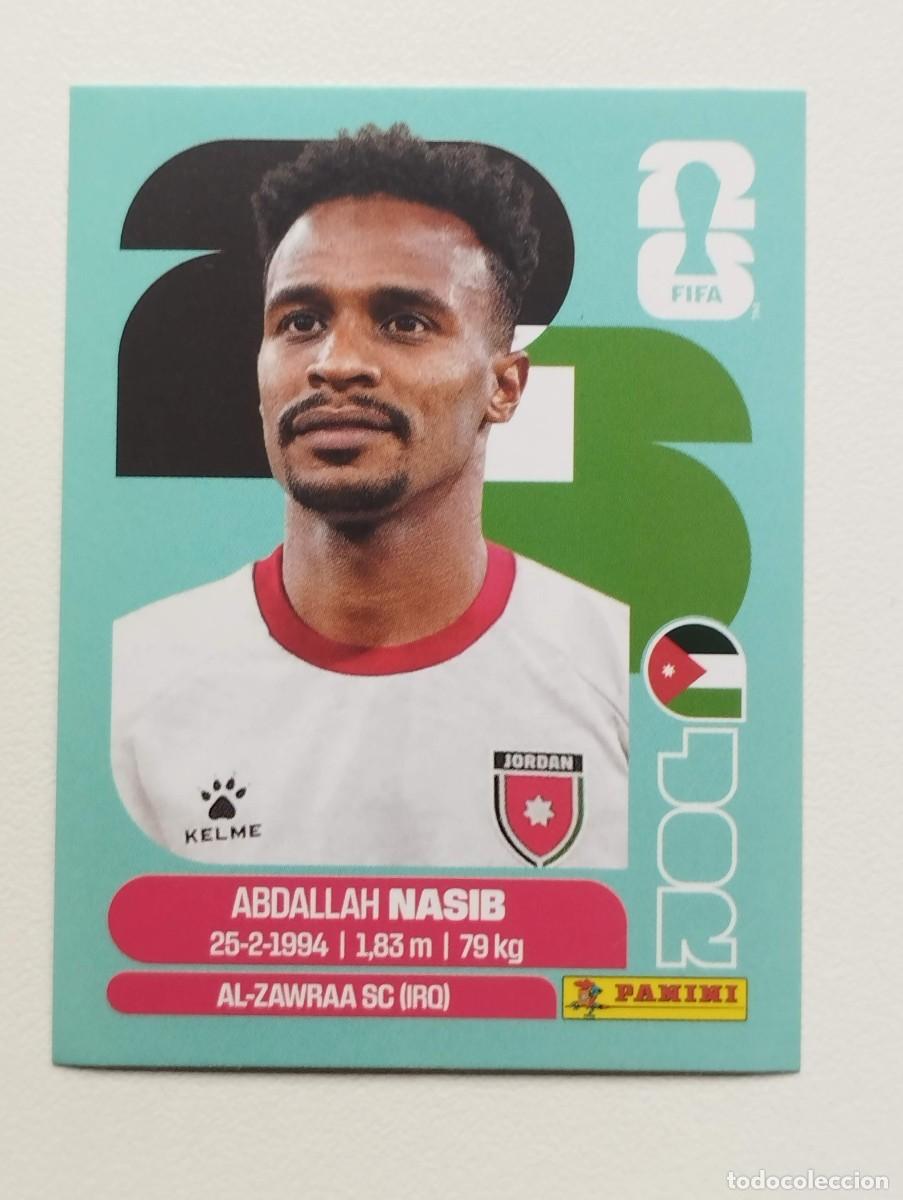 Cromos de Futebol: CROMO STICKER WORLD CUP 2026 MUNDIAL 26 JORDANIA JOR6 JOR 6 ABDALLAH NASIB