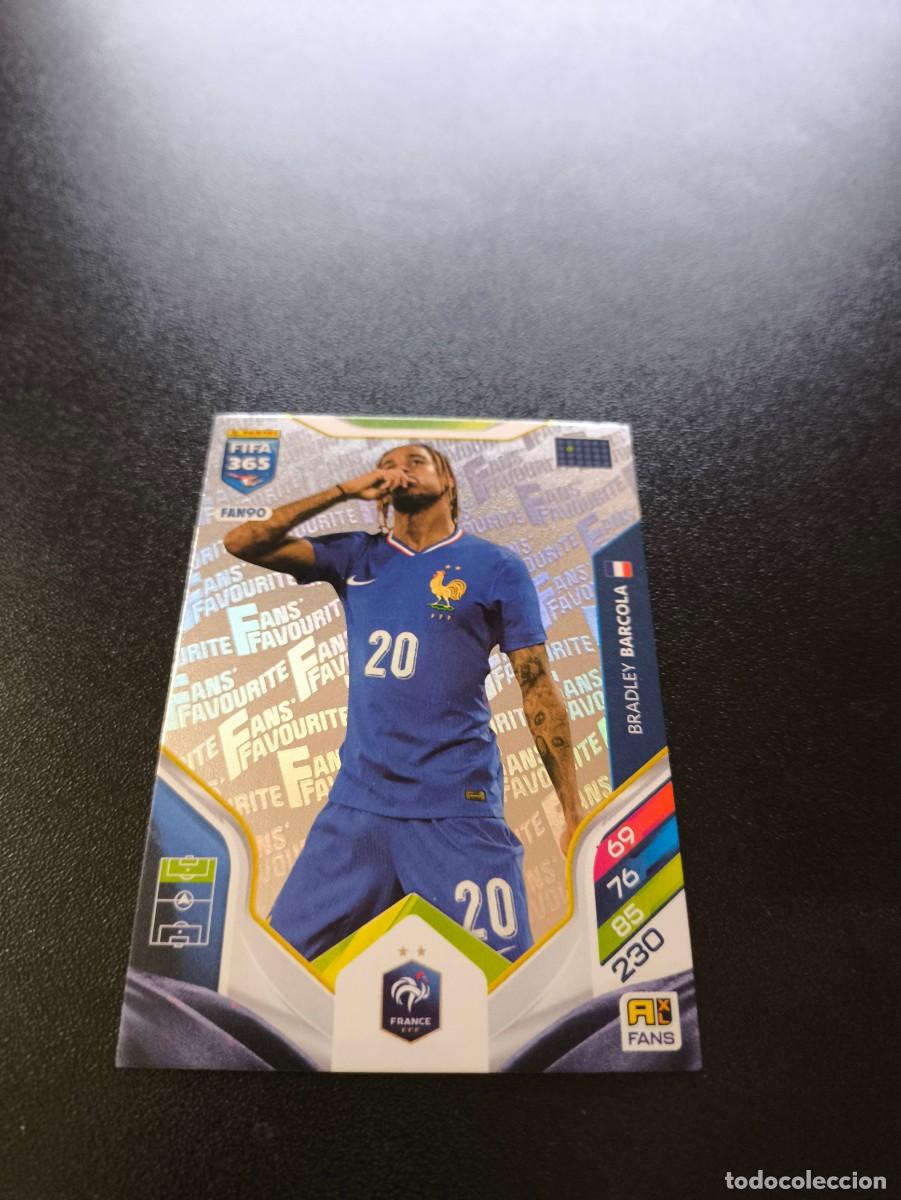 Cromos de Futebol: FAN90 Bradley Barcola FRANCIA PLATA FANS FAVOURITE PANINI ADRENALYN FIFA 365 2025 2026 LIGA
