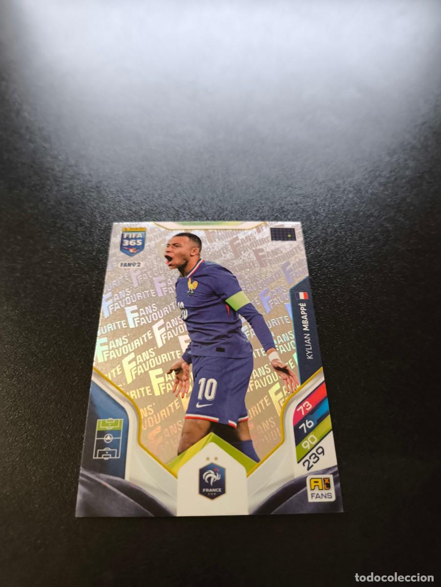 Fu&szlig;ball-Sticker: FAN92 Kylian Mbapp&eacute; FRANCIA PLATA FANS FAVOURITE PANINI ADRENALYN FIFA 365 2025 2026 LIGA
