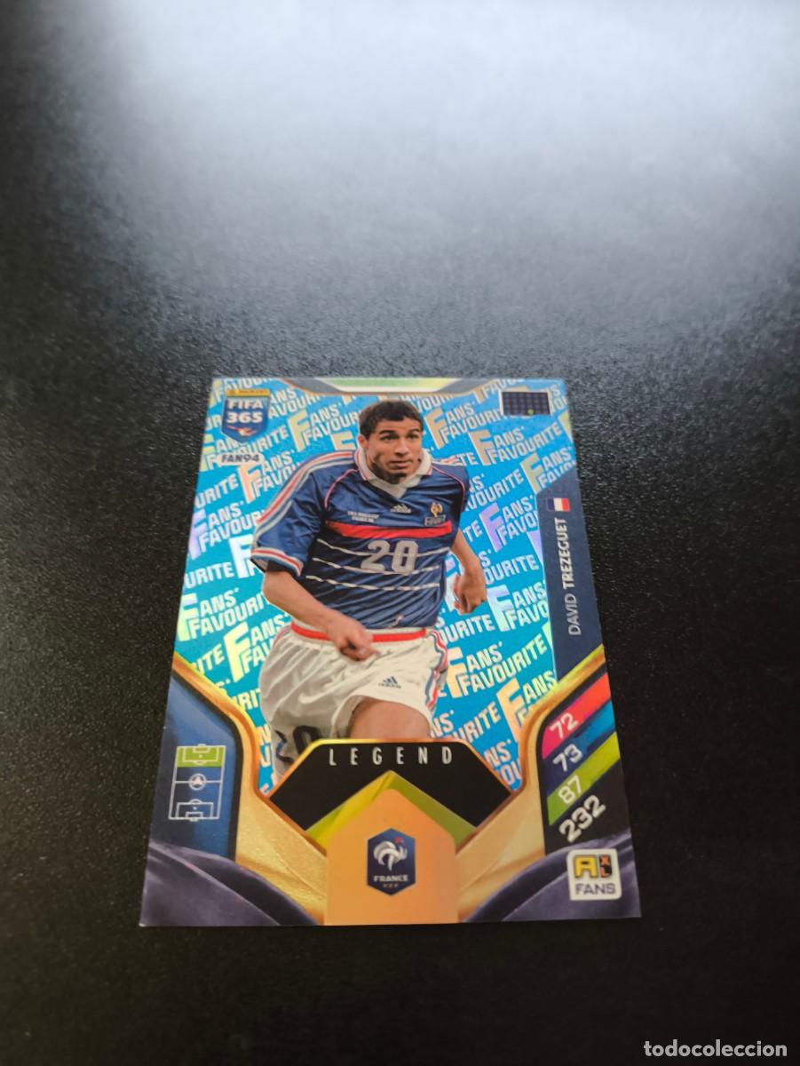 Football Stickers: FAN94 David Trezeguet FRANCIA BLUE AZUL FANS FAVOURITE PANINI ADRENALYN FIFA 365 2025 2026 LIGA