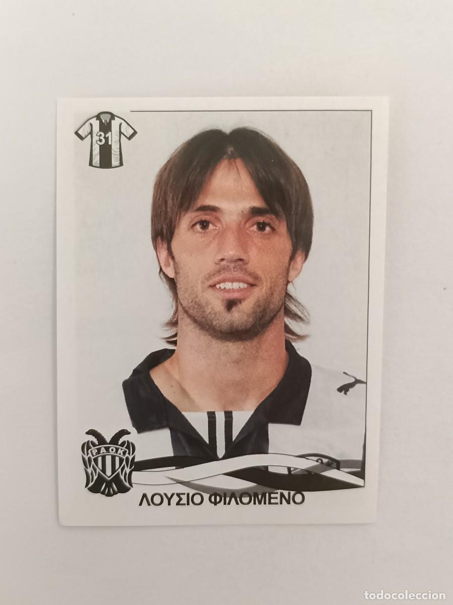Football Stickers: #289 LUCIO FILOMENO (PAOK) SUPERLIGA GRECIA 09/10 PANINI