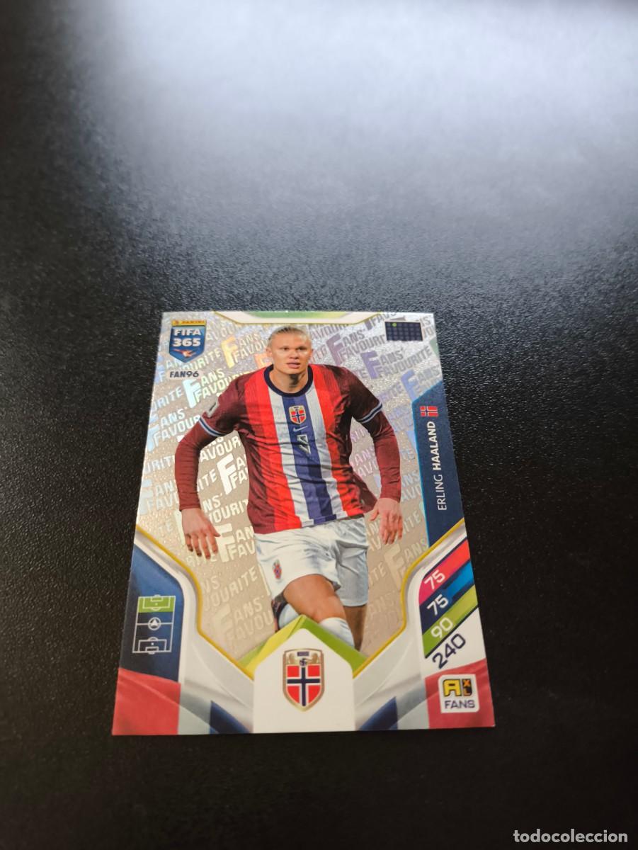Football Stickers: FAN96 Erling Haaland PLATA NORUEGA FANS FAVOURITE PANINI ADRENALYN FIFA 365 2025 2026 LIGA