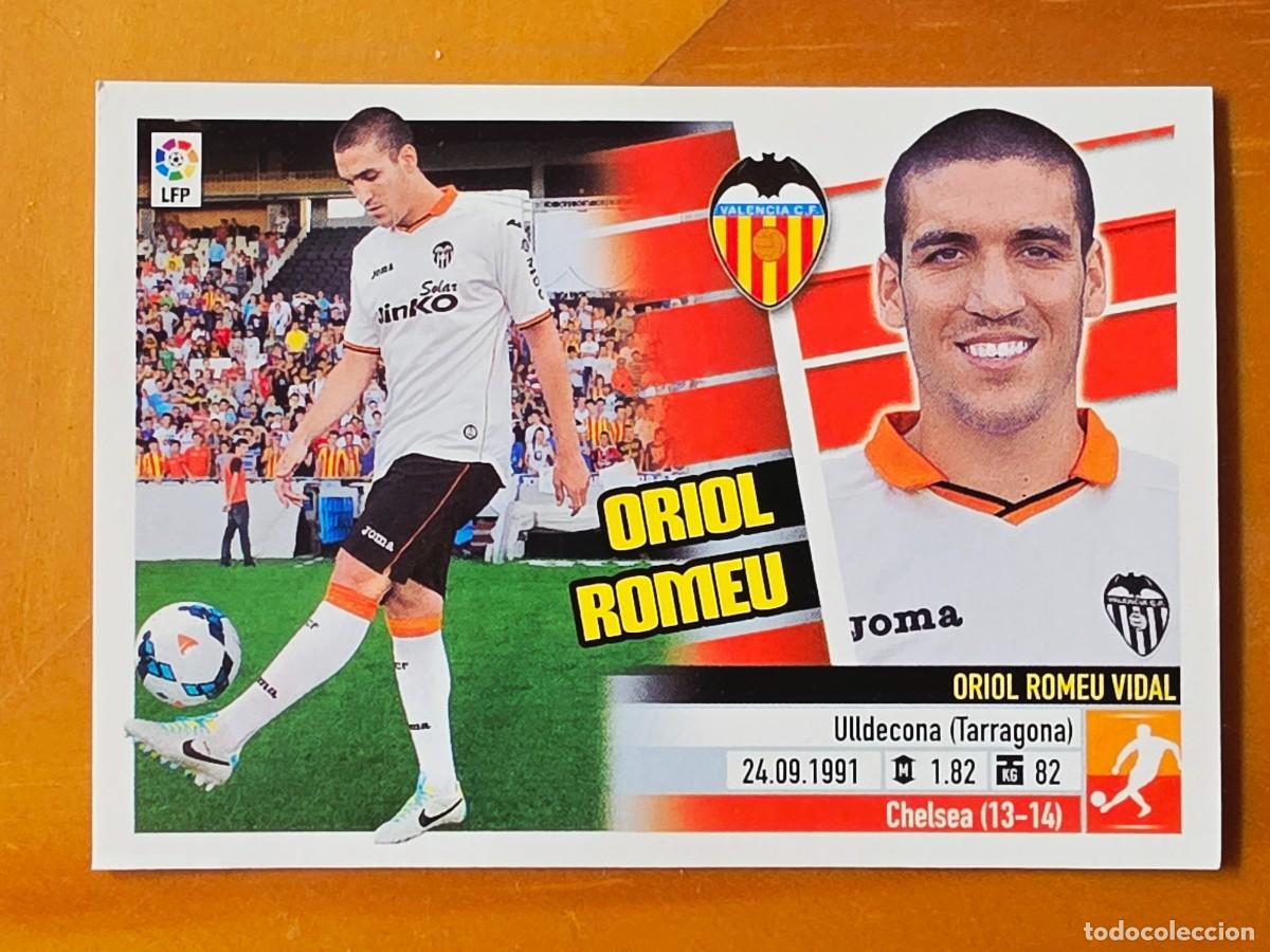 Football Stickers: &Uacute;ltimos Fichajes 22 Oriol Romeu, Valencia CF, Panini Ediciones Liga Este 2013 2014 13 14