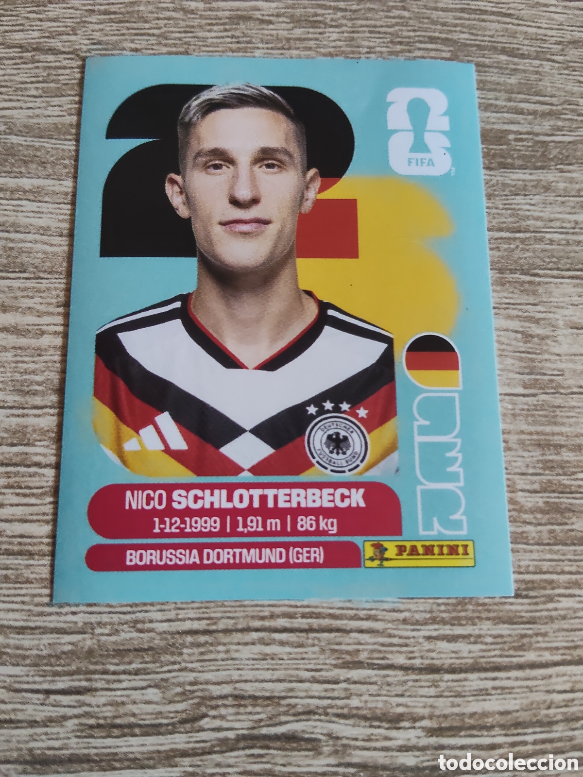 Football Stickers: Panini mundial 2026 GER 5 Nico Schlotterbeck Alemania