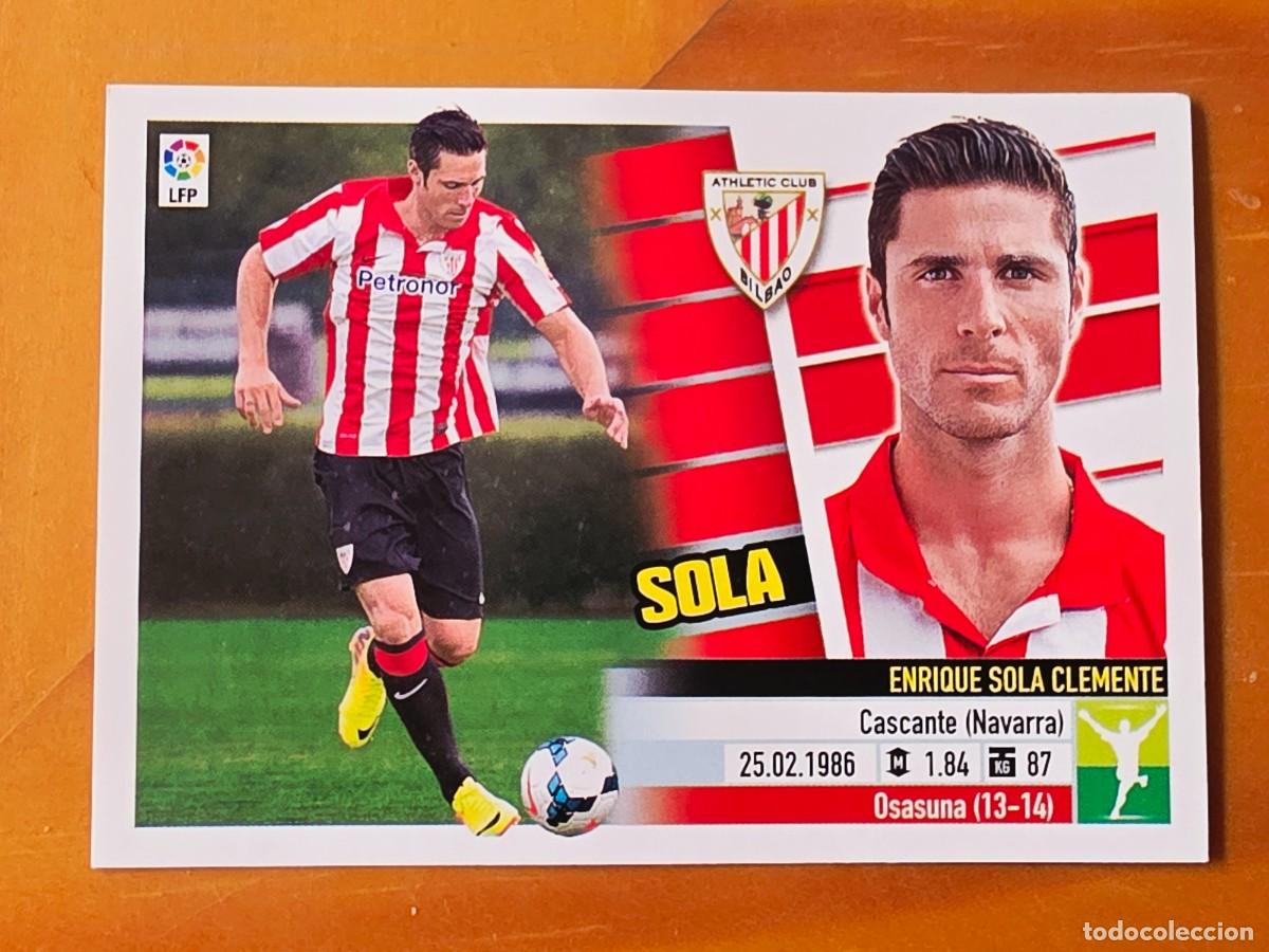 Cromos de F&uacute;tbol: &Uacute;ltimos Fichajes 36 Kike Sola, Athletic Club de Bilbao, Panini Ediciones Liga Este 2013 2014 13 14
