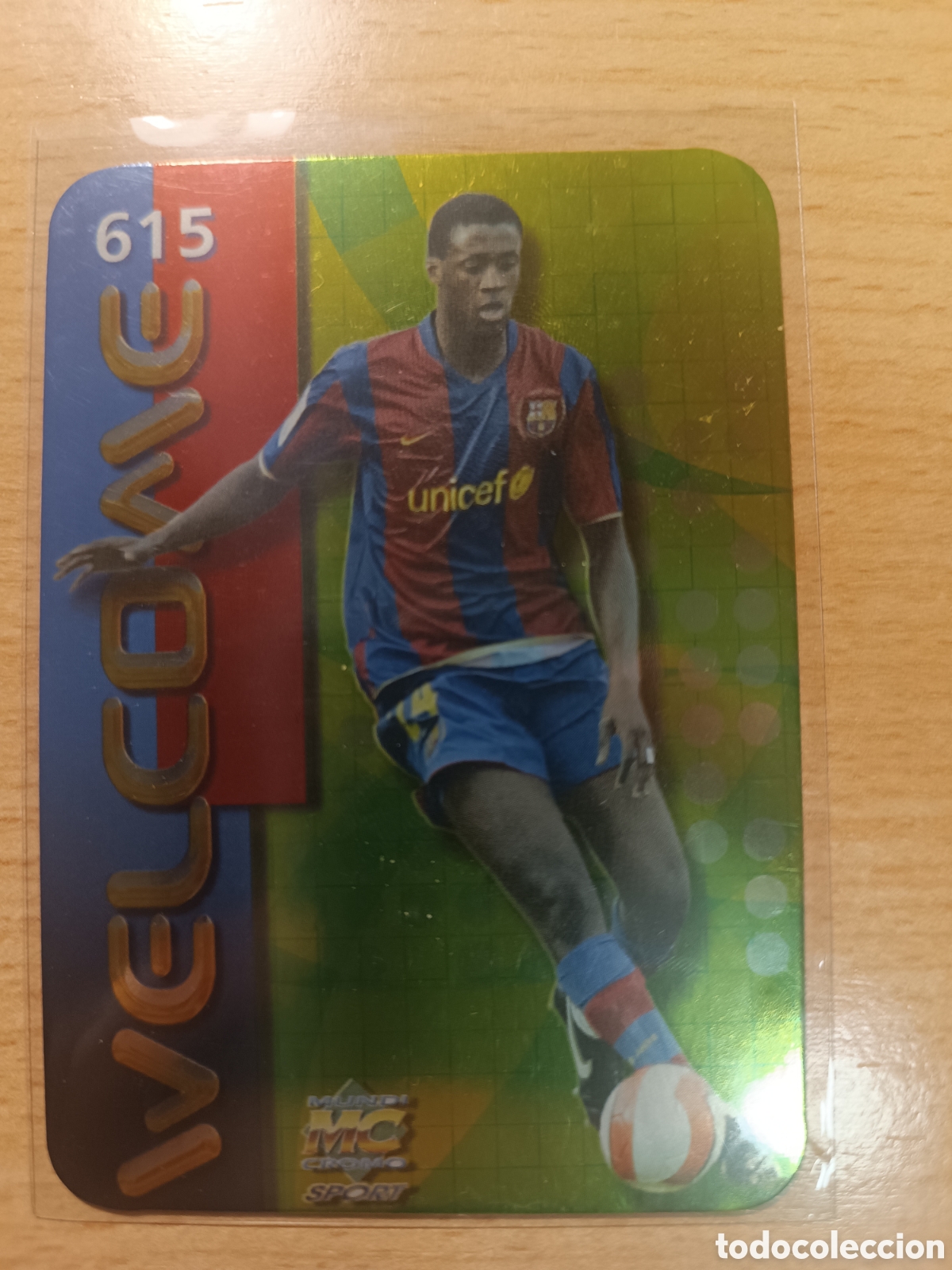 Cromos de F&uacute;tbol: 615 WELCOME YAYA TOURE FC BARCELONA FICHAD DE LA LIGA 2007 2008 MUNDI CROMO 07 08