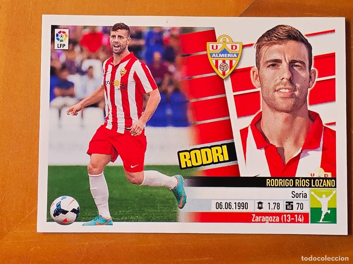 Fu&szlig;ball-Sticker: 16 B BIS Rodri R&iacute;os, UD Almer&iacute;a, Coloca, Panini Ediciones Liga Este 2013 2014 13 14