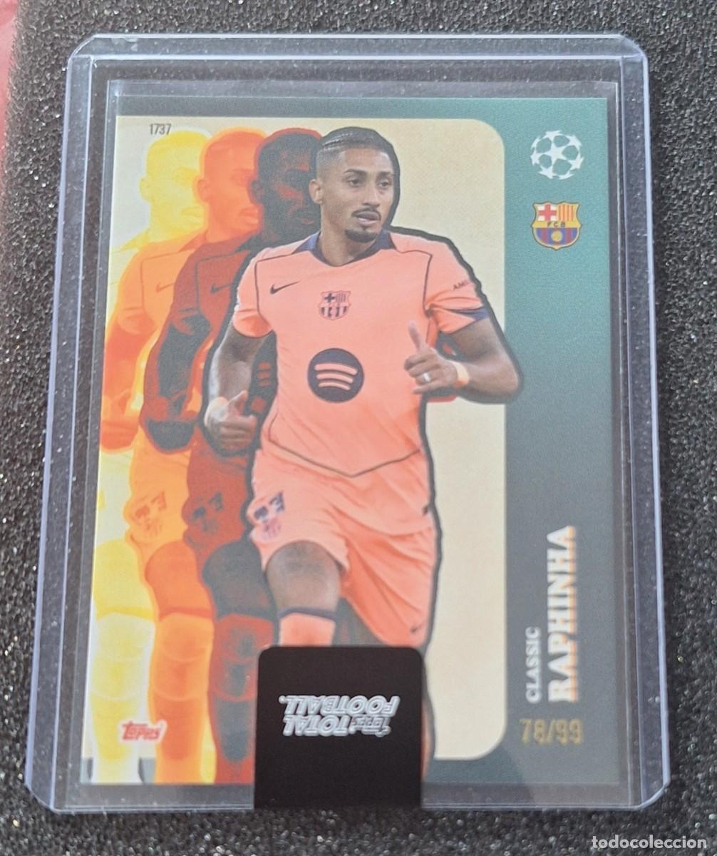 Fu&szlig;ball-Sticker: Raphinha Barcelona Topps Total Football 78/99 Classic