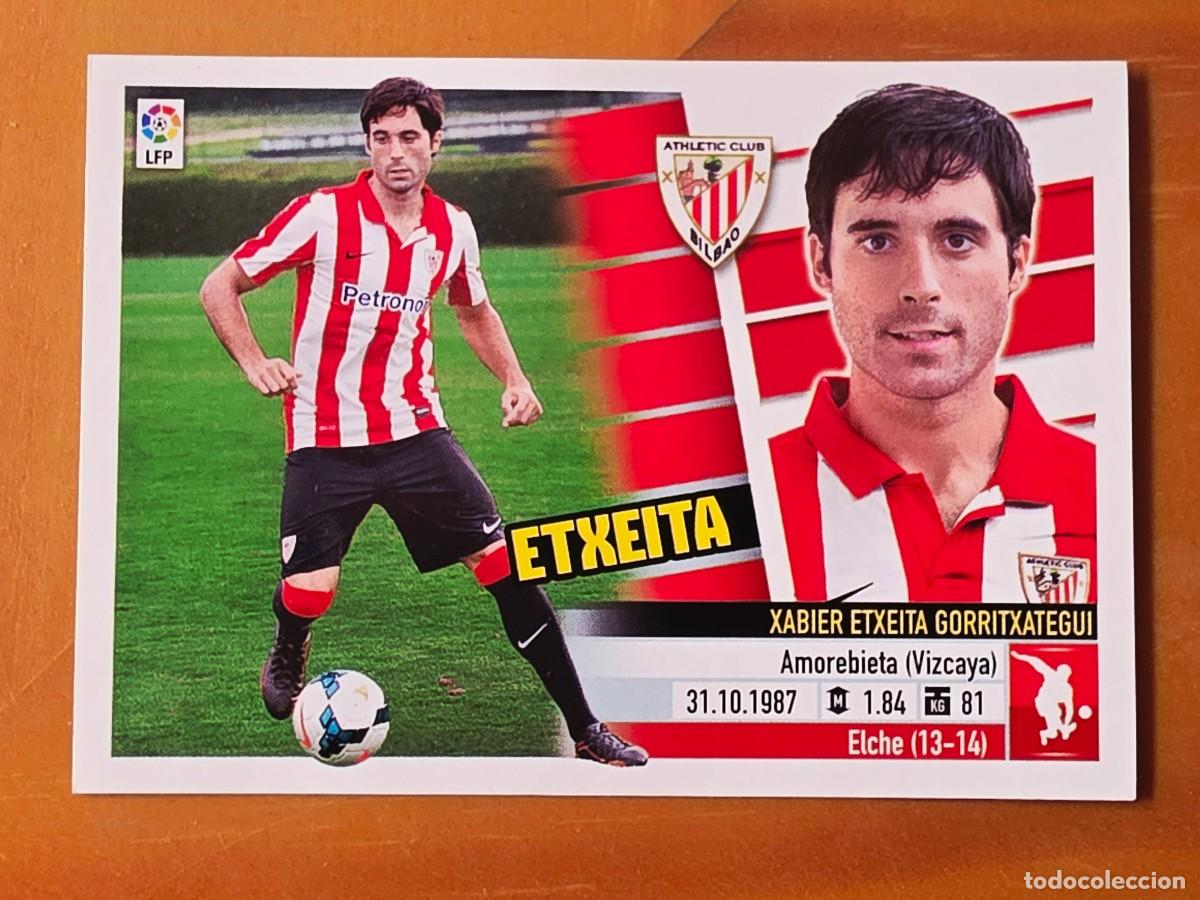 Fu&szlig;ball-Sticker: 5 B BIS Xabier Etxeita, Athletic Club de Bilbao, Coloca, Panini Ediciones Liga Este 2013 2014 13 14