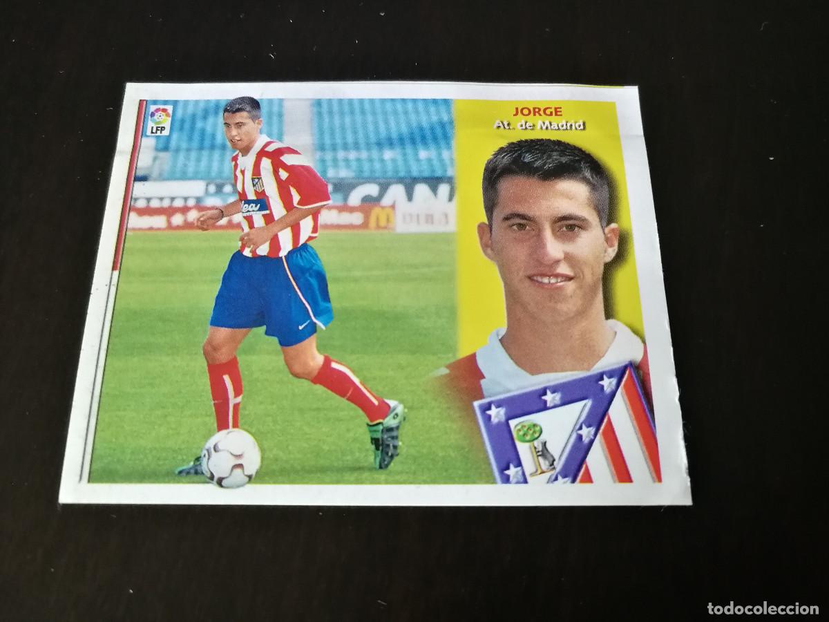Cromos de F&uacute;tbol: Jorge Coloca At de Madrid. despegado/recortado. Liga Este 02-03.
