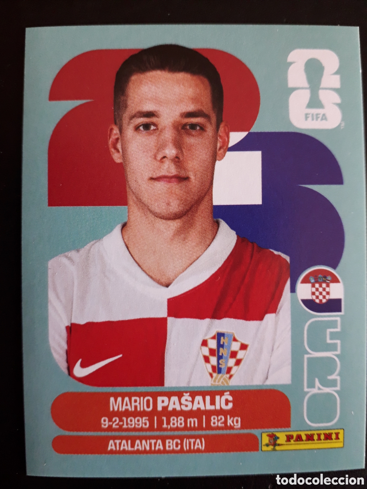 Figurine di Calcio: MARIO PA&Scaron;ALIC CROACIA CRO 14 MUNDIAL F&Uacute;TBOL 2026 FIFA WORLD CUP PANINI SIN PEGAR PEDIDO M&Iacute;NIMO 3&euro;
