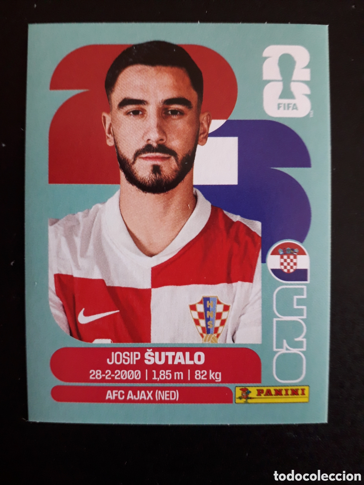 Football Stickers: &Scaron;UTALO CROACIA CRO 7 MUNDIAL F&Uacute;TBOL 2026 FIFA WORLD CUP PANINI SIN PEGAR PEDIDO M&Iacute;NIMO 3&euro;
