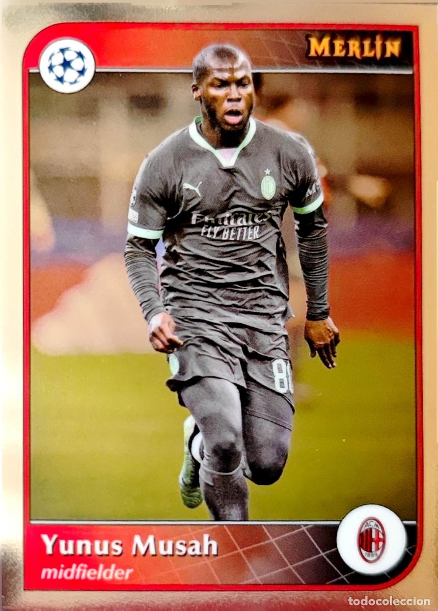 Cromos de F&uacute;tbol: 179 Yunus Musah - Atalanta B.C. - Topps Chrome MERLIN 2024 2025 24 25