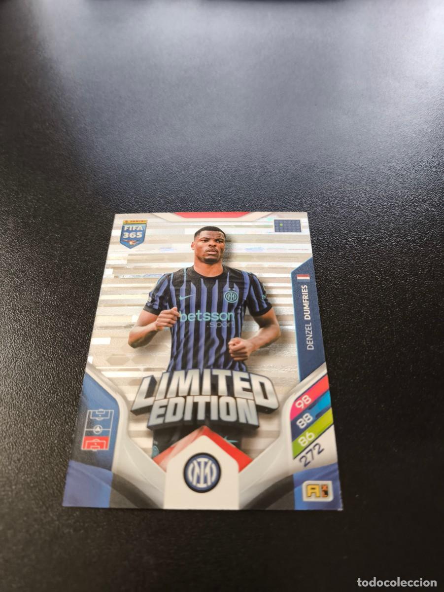 Cromos de F&uacute;tbol: LE-DDU Denzel Dumfries INTER DE MILAN LIMITED EDITION PANINI ADRENALYN FIFA 365 2025 2026 NO LIGA
