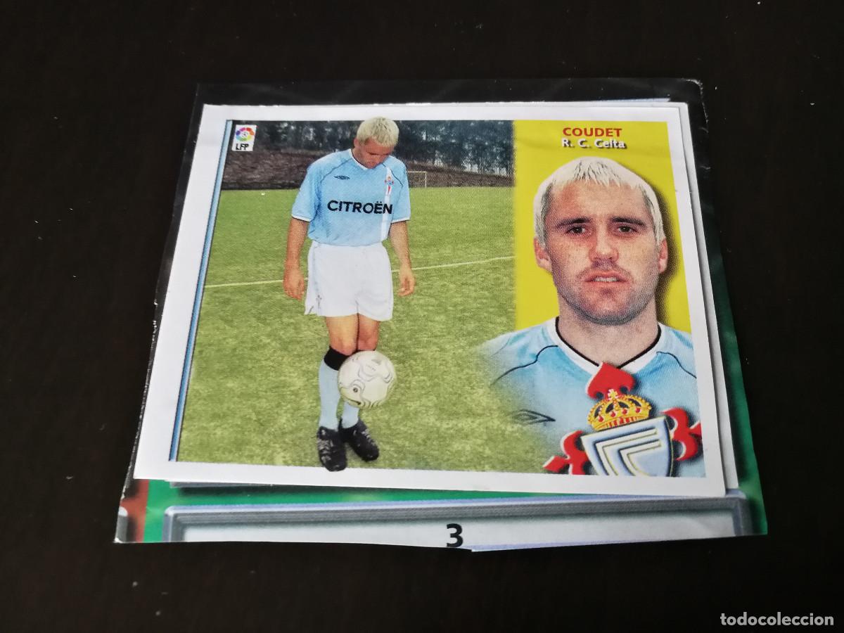 Cromos de Futebol: Coudet Celta de Vigo Ultimo Fichaje n&ordm; 3 Bis. despegado/recortado. Liga Este 02-03.