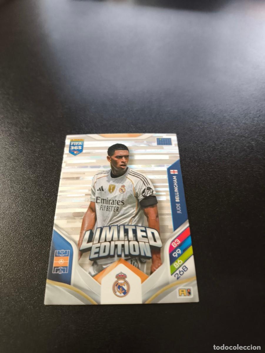 Cromos de F&uacute;tbol: LE-JB Jude Bellingham REAL MADRID LIMITED EDITION PANINI ADRENALYN FIFA 365 2025 2026 NO LIGA ESTE