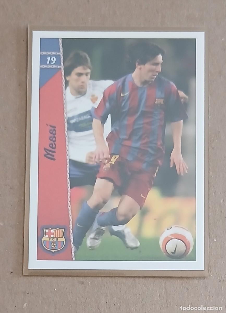 Cromos de F&uacute;tbol: CROMO n&ordm; 19 MESSI BARCELONA MUNDICROMO 2006-2007 Nuevo de sobre.